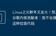 Linux之父新年又发火！怒斥谷歌内核贡献者：我不会接受这种垃圾代码