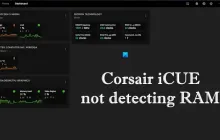 海盗船iCUE软件不检测RAM [修复]