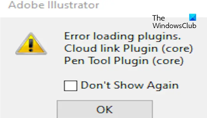 Error loading plugin in Illustrator [Fixed]