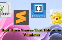 Windows 11/10的最佳开源文本编辑器