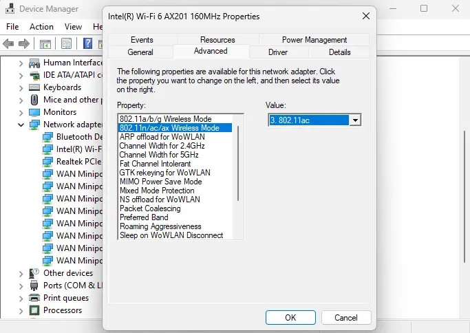 Modul pengembangan WLAN telah berhenti [fix]