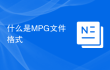 什么是MPG文件格式