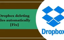 Dropbox自动删除文件[修复]