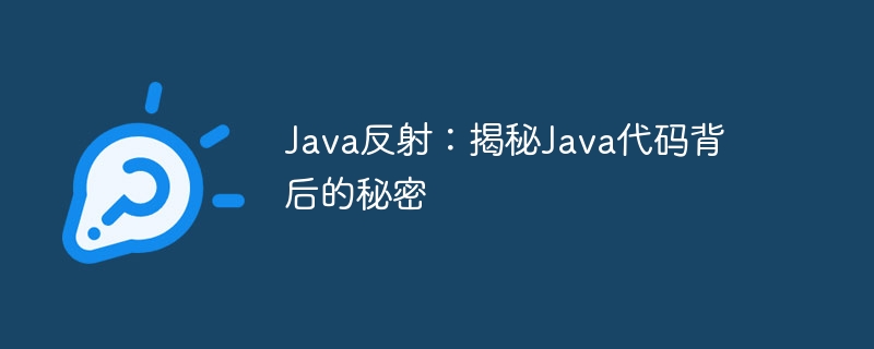 Réflexion Java : découvrir les secrets du code Java