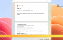修复AADSTS7000112，应用程序被禁用Microsoft帐户登录错误
