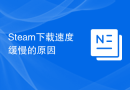 Steam下载速度缓慢的原因