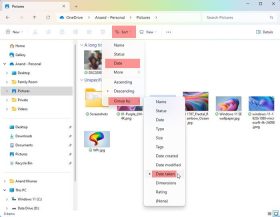 如何在Windows 11/10中按拍摄日期对照片进行排序