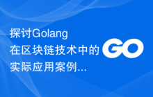 探讨Golang在区块链技术中的实际应用案例