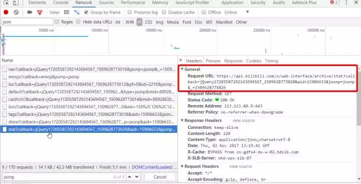 使用Python爬取B站全站視訊訊息