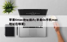 苹果6mac地址图片(苹果6s手机mac地址在哪里)