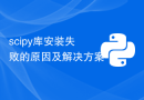 scipy库安装失败的原因及解决方案