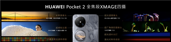 华为Pocket 2支持业内首创AI云增强拍摄：多人合影也能拍清