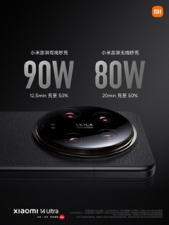 小米14 Ultra首发小米金沙江电池:体积缩小8%、容量增加300mAh