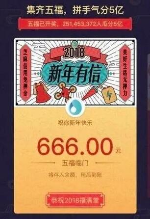 Apakah ganjaran tertinggi untuk Koleksi Wufu Alipay?