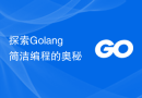 探索Golang简洁编程的奥秘