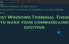 最佳Windows终端主题，让您的命令行令人兴奋
