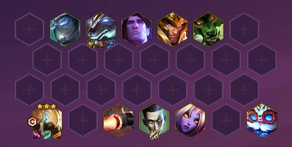 The strongest lineup in the latest version of Teamfight Tactics