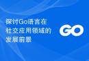 探讨Go语言在社交应用领域的发展前景