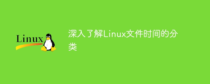 Linux ファイル時間の別れを探る