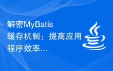 解密MyBatis缓存机制：提高应用程序效率的关键