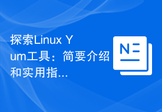 Entdecken Sie die Yum-Tools von Linux: Eine kurze Einführung und ein praktischer Leitfaden