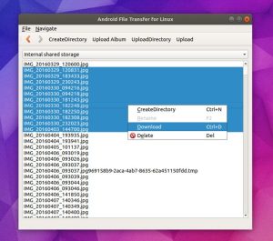 Linux 下的安卓文件传输助手！