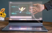 联想发布 ThinkBook 透明概念笔记本电脑，极具科幻感