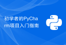 初学者的PyCharm项目入门指南