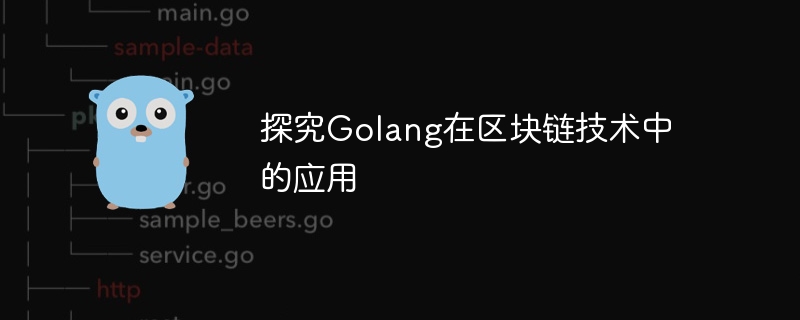 Penyelidikan tentang aplikasi Golang dalam bidang teknologi blockchain