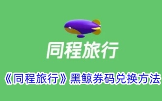Comment utiliser le code promo Tongcheng Travel Black Whale