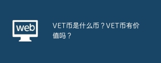 VET币是什么币？VET币有价值吗？