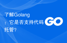 了解Golang：它是否支持代码托管？