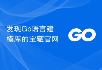 Discover the treasures of Go language modeling library official website