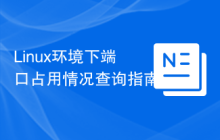 Linux环境下端口占用情况查询指南