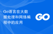 Go语言在大数据处理和网络编程中的应用