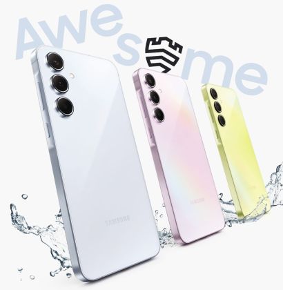 三星 Galaxy A35 / A55 5G 手机宣传物料图曝光:NPU 性能最高提升 167%