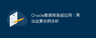 oracle数据库高级应用:乘法运算实例分析