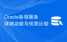 Oracle各项服务详细功能与优势比较