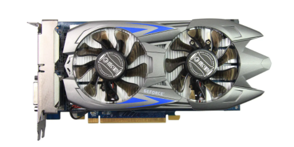 What is the temperature of the graphics card before the fan will turn on?