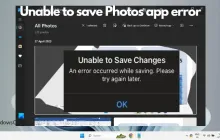 Windows 11中无法保存更改照片应用程序错误