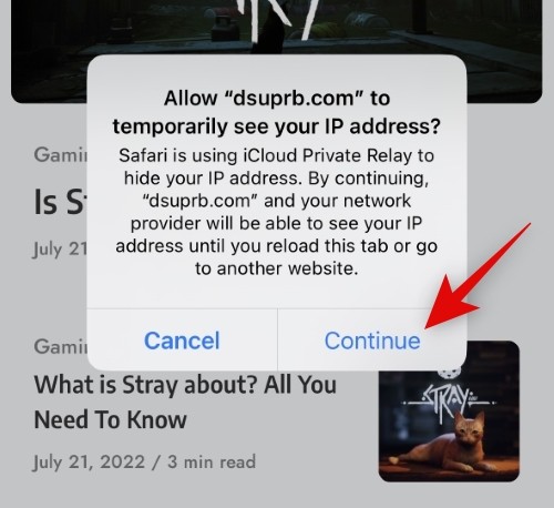 Comment désactiver le masquage des adresses IP pour les sites Web sur iPhone