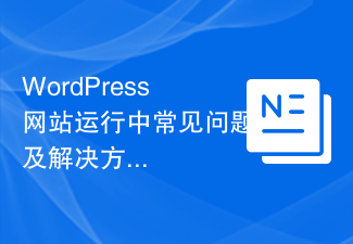 WordPress 웹사이트 운영 시 발생하는 일반적인 문제와 해결 방법 공개