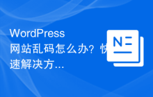 WordPress网站乱码怎么办？快速解决方案