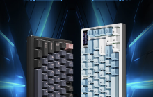 VXE 推出 ATK V75 PRO 三模机械键盘：1.47 英寸 TFT 屏、Gasket 结构，售 379 元