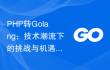 PHP转Golang：技术潮流下的挑战与机遇