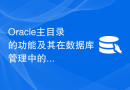 Oracle主目录的功能及其在数据库管理中的应用