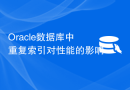 Oracle数据库中重复索引对性能的影响