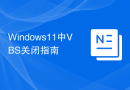 Windows11中VBS关闭指南