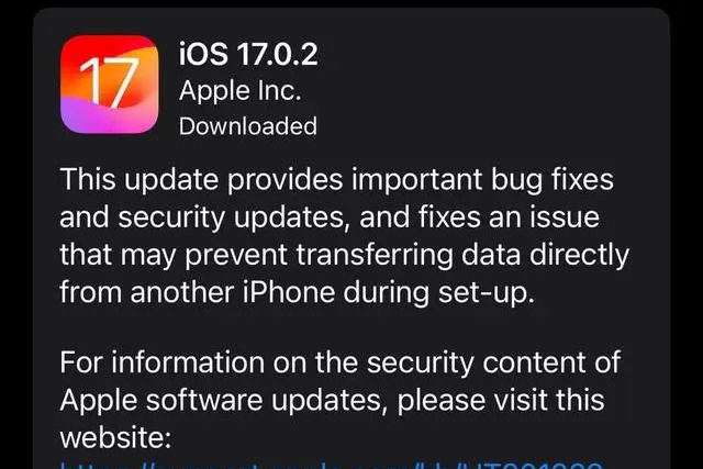 What is the Apple 15ios version?