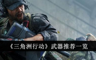 'Operation Delta' weapon recommendation list